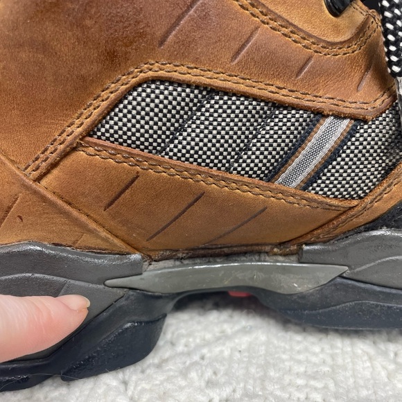 Redwing Mens 9.5 8668 Muscle Hiking Boots Brown Tan Leather Lace Up Made in USA - Picture 5 of 11